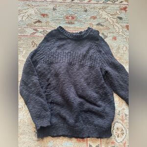 Lovers + Friends Charcoal Crewneck Sweater